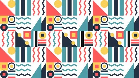 Geometric pattern background. Modern design Ilustración de archivo