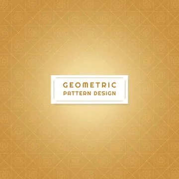 Geometric pattern background modern gold luxury design art style Stock Illustration