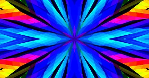 Geometric Pattern Background Pastel Color Symmetric Pixels Art Stock Illustration