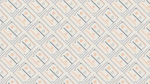 Geometric pattern background with shapes Stock Footage 126414135