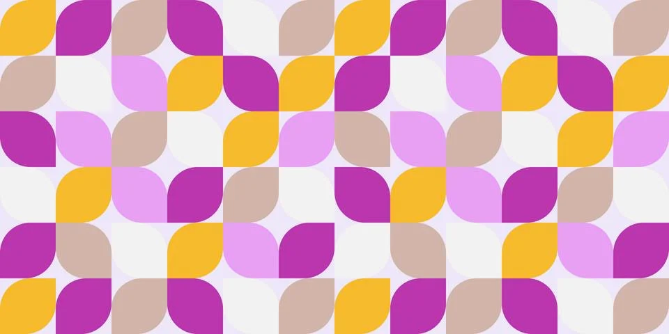 Geometric Pattern Bauhaus Background Stock Illustration