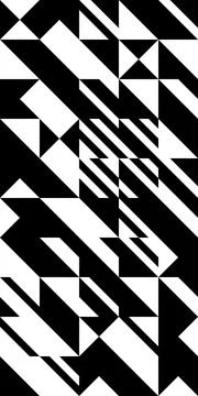 Geometric pattern. Bauhaus style. Vector wallpaper Illustrazione stock