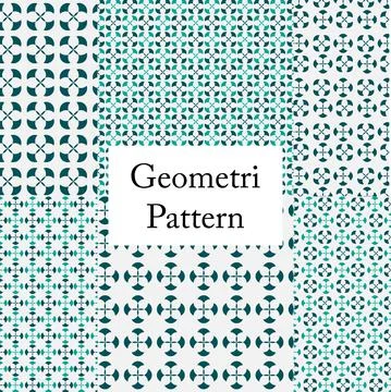 Geometric pattern . beautiful decorated background. vector illustration Stock Illustration