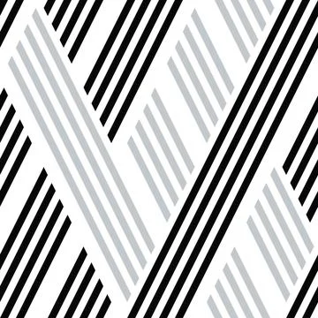 Geometric pattern with black and silver gray lines 3548 스톡 일러스트