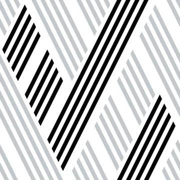 Geometric pattern with black and silver gray lines 3549 스톡 일러스트