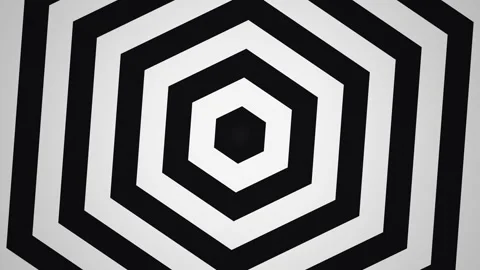 Geometric pattern in black and white shapes on a flat Stock Footage 339336965