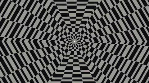Geometric pattern with black and white lines creating Stock Footage 339513446