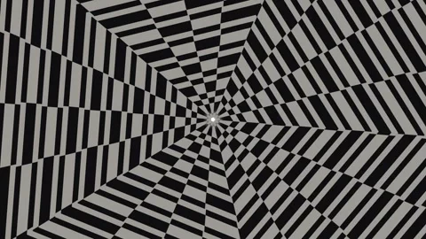 Geometric pattern with black and white lines creating Stock Footage 339518665