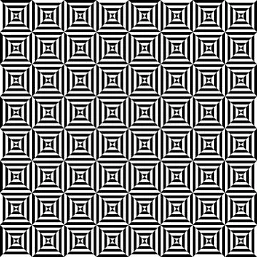 Geometric pattern with black and white diamonds Stock Illustration