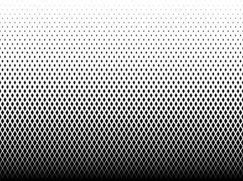 Geometric pattern of black diamonds on a white background. Stock Illustration