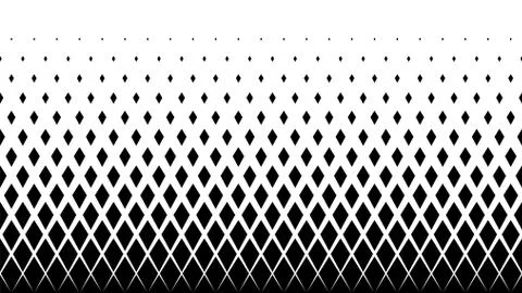 Geometric pattern of black diamonds on a white background. Stock Illustration