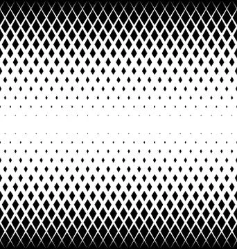 Geometric pattern of black diamonds on a white background. Stock Illustration