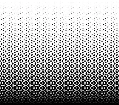 Geometric pattern of black diamonds on a white background. Stock Illustration