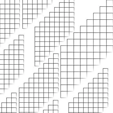 Geometric pattern black elements white background Stock Illustration