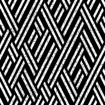 Geometric pattern with black lines 14 9720 Illustrazione stock