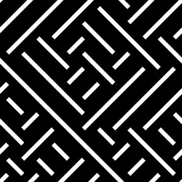 Geometric pattern with black lines 4405 스톡 일러스트