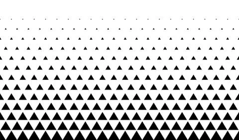 Geometric pattern of black triangles on a white background. 스톡 일러스트