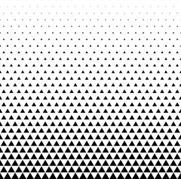 Geometric pattern of black triangles on a white background. イラスト素材