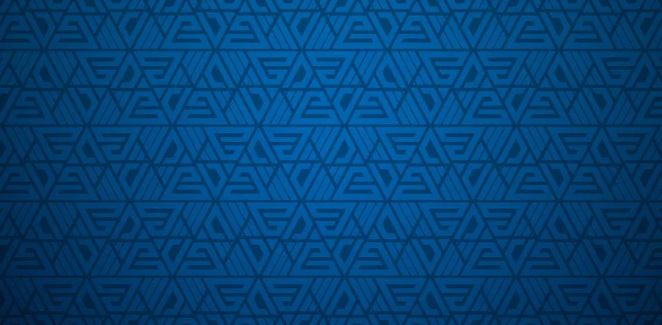 Geometric pattern blue background Illustrazione stock