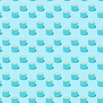 Geometric pattern in blue colors Stock Illustration