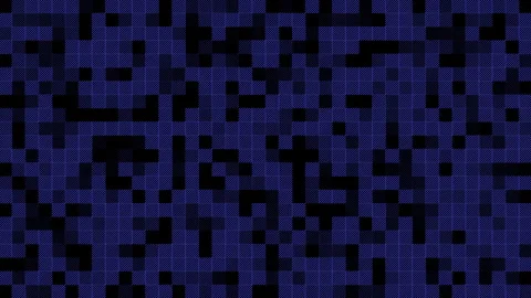 Geometric Pattern Of Blue Rectangle Video Animated Background Video stock 337221310