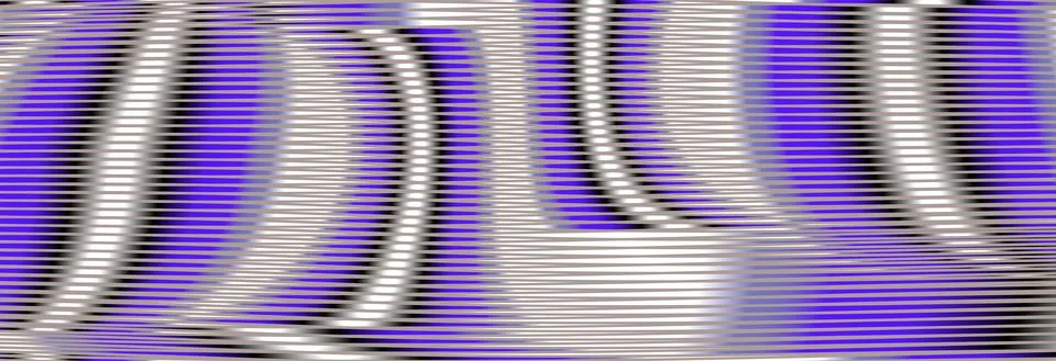 Geometric pattern with blurred vision moire abstract linear shapes. Stock Illustration