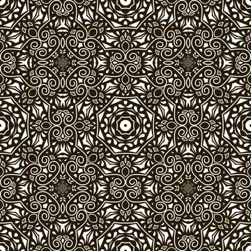 Geometric pattern can be stitched in all directions vector file Stock Illustration