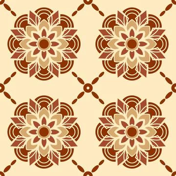 Geometric pattern Can be stitched in all directions, seamless. Stock Illustration