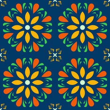 Geometric pattern Can be stitched in all directions, seamless. 스톡 일러스트