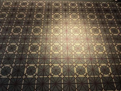 Geometric Pattern Carpet Texture in Modern Interior Space Stock Photos