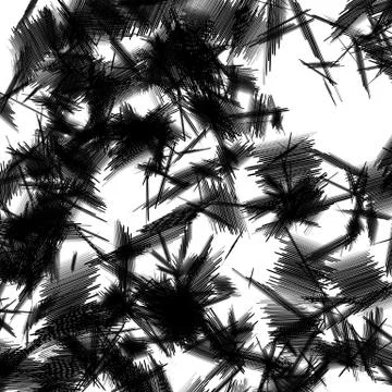 Geometric pattern of chaotic random shapes. Rough edgy texture.  Abstract mon 스톡 일러스트