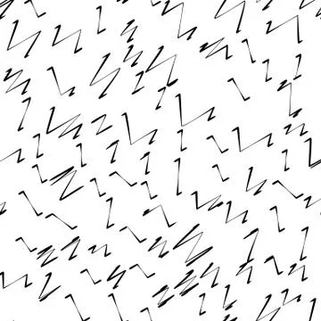 Geometric pattern of chaotic random shapes. Rough edgy texture.  Abstract mon Stock Illustration