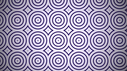 Geometric pattern with circles and diamonds in purple tones Stock Footage 338325541