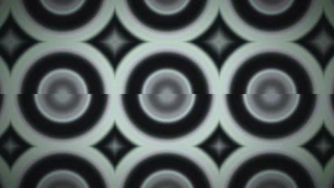 Geometric pattern with circles and lines in shades of gray Stock Footage 341914460