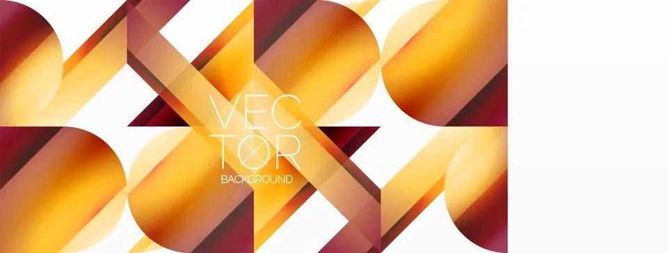 A geometric pattern with circles and triangles on a white background 스톡 일러스트