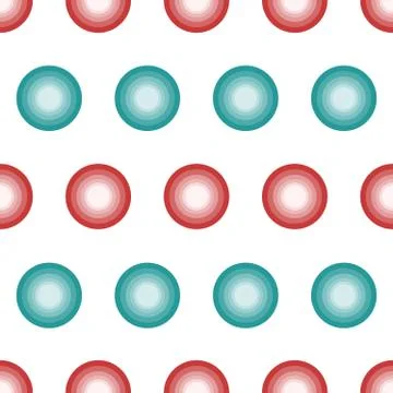 Geometric pattern with circles. Vector illustration. 스톡 일러스트