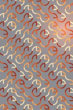 Geometric Pattern with Circular Elements Stock Photos