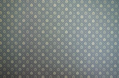 Geometric pattern with circular symbols on blue background Stock Photos