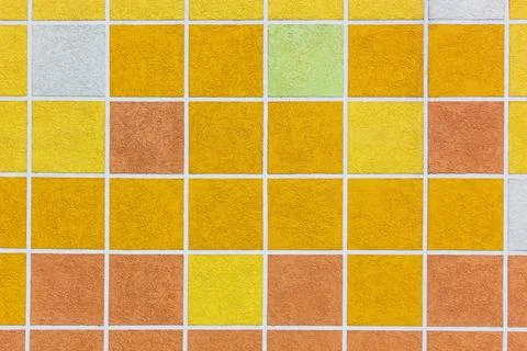 Geometric pattern of colored squares texture Foto stock