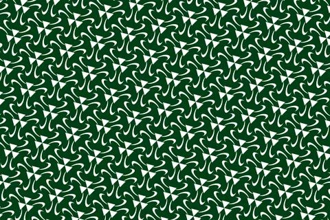Geometric pattern in the colors of the national flag of Pakistan. Stock Illustration