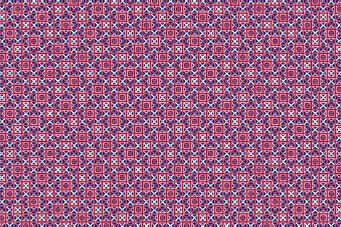 Geometric pattern in the colors of the national flag of United Kingdom. 스톡 일러스트
