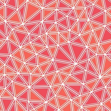 Geometric pattern. Compact triangles size. Solid shapes in frames. Multiple.. Stock Illustration