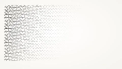 A geometric pattern composed of black outline triangles on a white field, t.. Stock Footage 346002213