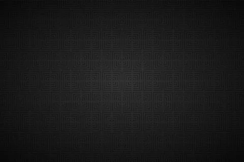 Geometric pattern composed of black squares. Technology abstract background Illustrazione stock