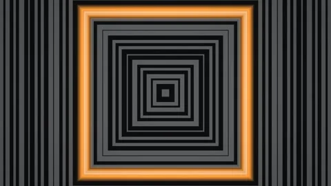 Geometric pattern with concentric squares in dark shades Stock Footage 339489874