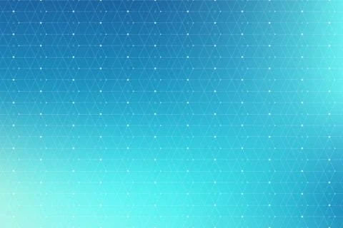Geometric pattern with connected line and dots. Graphic background connectivity Stockillustratie