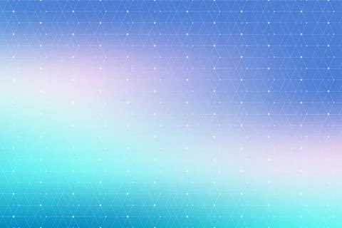 Geometric pattern with connected line and dots. Graphic background connectivity Stock Illustration