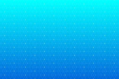 Geometric pattern with connected lines and dots. Graphic background connectivity Illustrazione stock