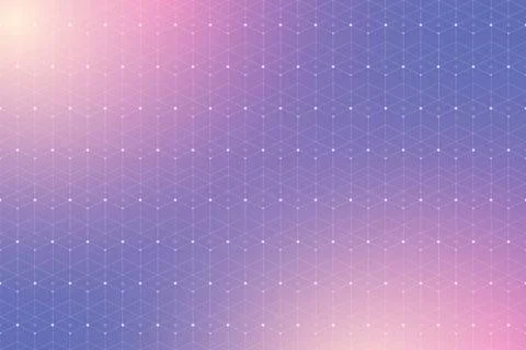 Geometric pattern with connected lines and dots. Graphic background connectivity 스톡 일러스트