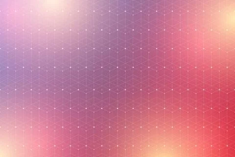 Geometric pattern with connected lines and dots. Graphic background connectivity Stock Illustration